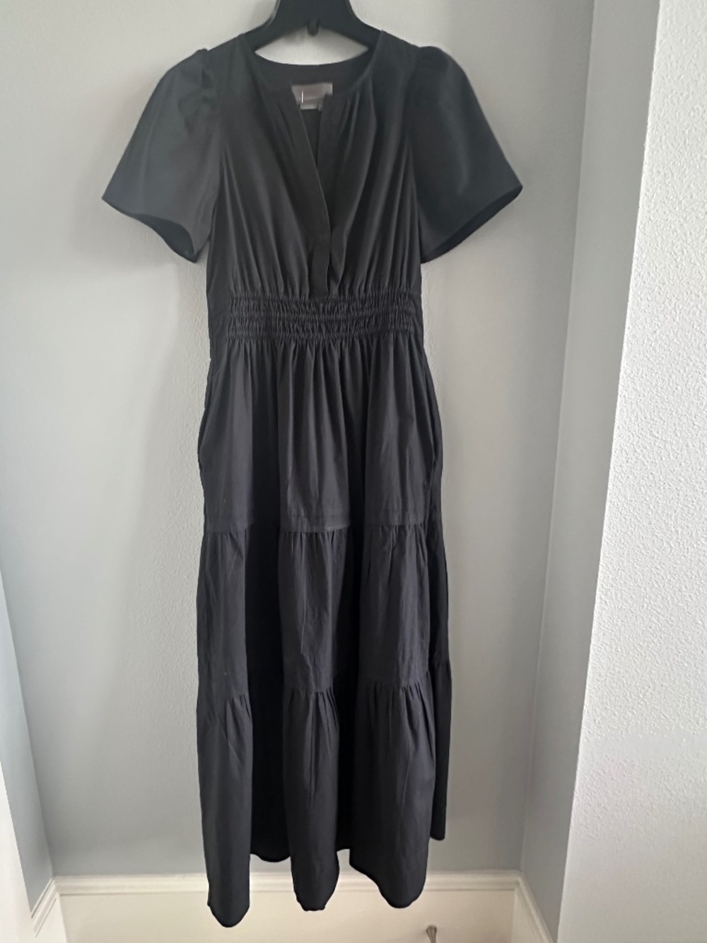 Anthropologie Somerset Maxi Dress-Navy Blue - Picture 2 of 10